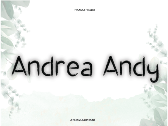 Andrea Andy: A Fresh, Friendly Script Font for Small Business Brands