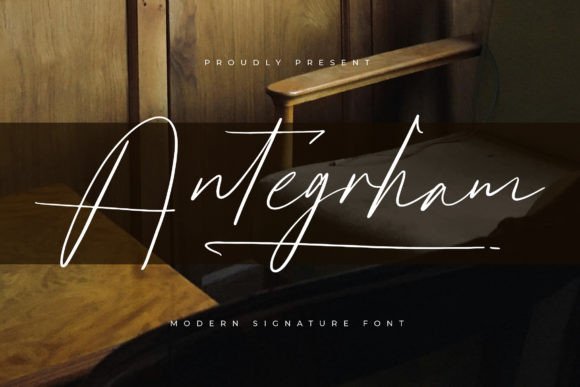 Antegrham: A Sophisticated Script Font for Digital Branding