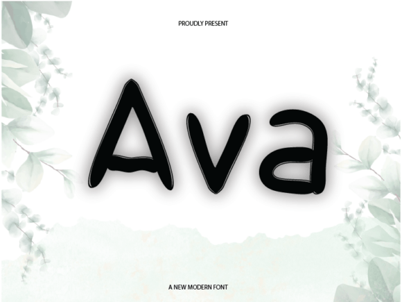 Ava: A Sweet, Friendly Font for Real Small Business Brands