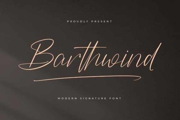 Barthwind: A Script Font That Elevates Campaign Headlines