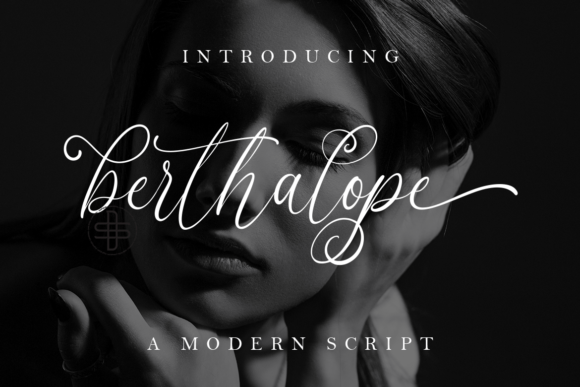 Berthalope: A Modern Script Font for Editorial Design