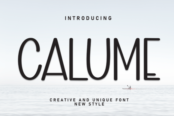 Calume: A Playful Handwritten Typeface for Digital Charm