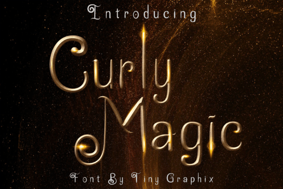 Curly Magic: A Playful, Polished Script Font for Small Business Branding