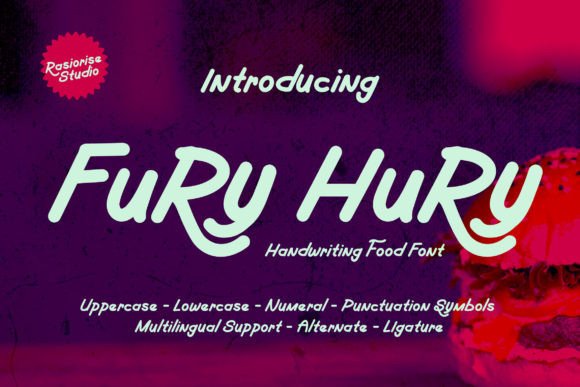 Fury Hury: A Handwritten Script Font That Sells