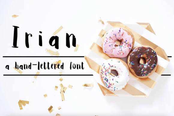 Irian Font: A Brush-Lettered Script for Handmade Brands