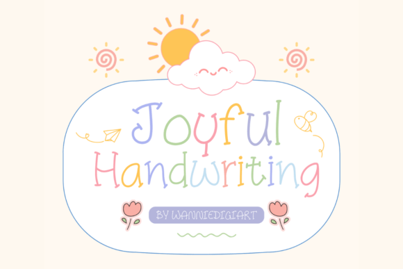 Joyful Handwritten: A Playful Script Font That Feels Like Sunshine on Paper