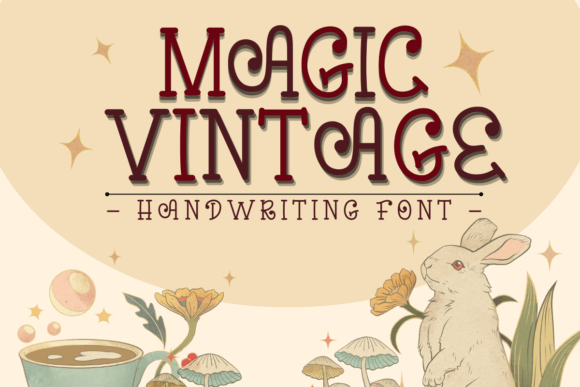 Magic Vintage: A Handwritten Script Font for Authentic Digital Branding