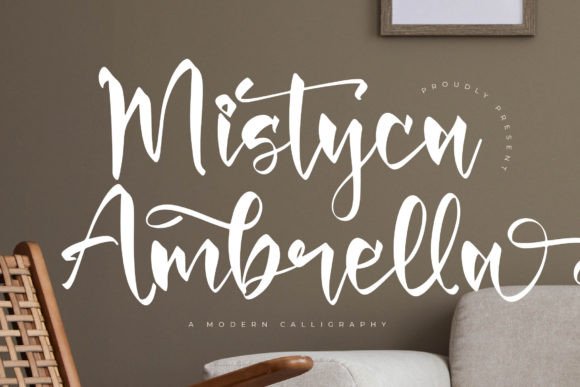 Mistyca Ambrella: A Luxury Script Font That Cuts Through the Feed
