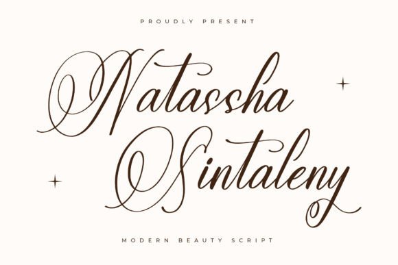 Natassha Sintaleny: A Script Font That Makes Your Brand Feel Thoughtful