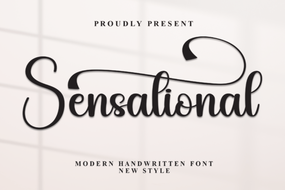 Sensational Font: A Friendly Handwritten Typeface for Digital Branding