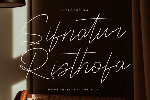 Sifnatur Risthofa: A Luxury Script Font for Handmade Brands