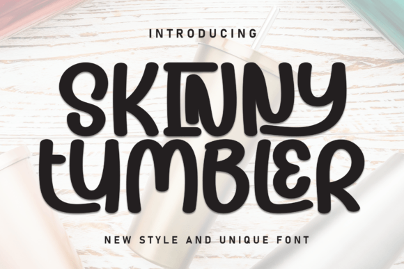 Skinny Tumbler: A Handwritten Script Font with Editorial Grace