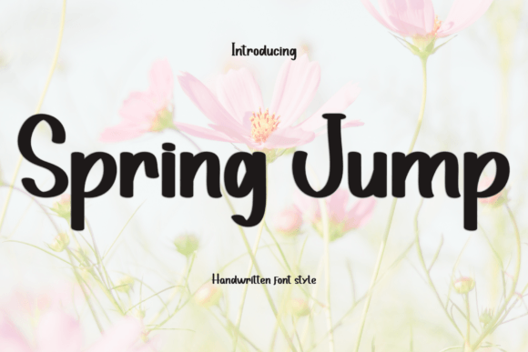 Spring Jump Handwritten Font for Crafters & Sellers