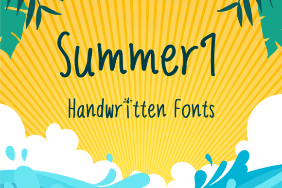 Summer1 Font: A Sweet, Friendly Handwritten Typeface for Crafters