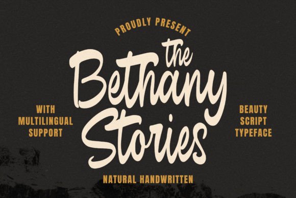 The Bethany Stories: A Handwritten Script Font for Bold Digital Identity
