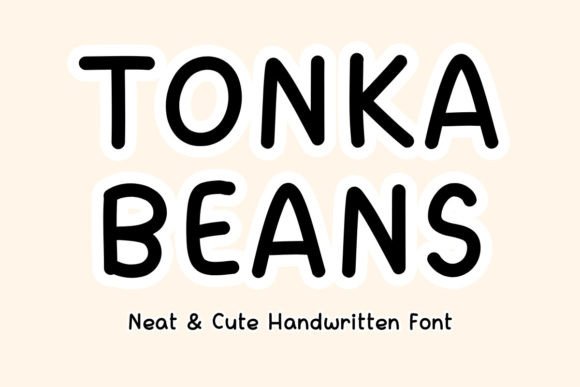 Tonka Beans: A Sweet, Readable Handwritten Font for Crafters