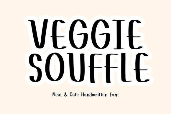 Veggiesouffle: A Handwritten Font That Feels Human on Screen