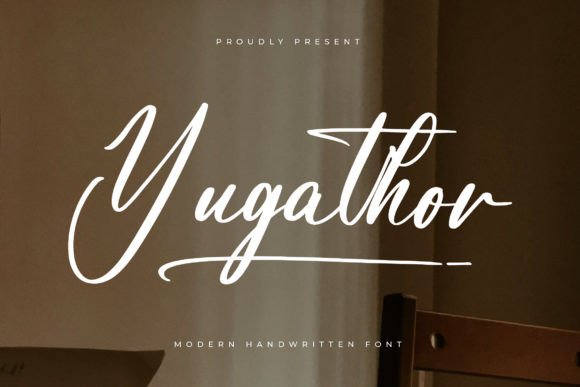 Yugathor: A Luxury Script Font for Handmade Creators